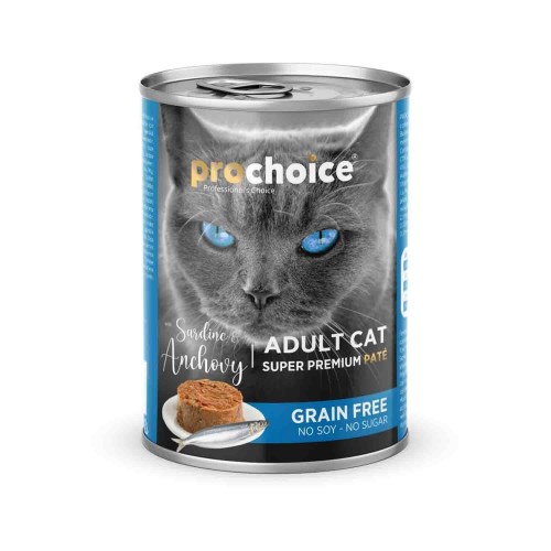 Pro Choice Prochoice Sardalyalı ve Hamsili Yetişkin Kedi Konservesi 400 gr