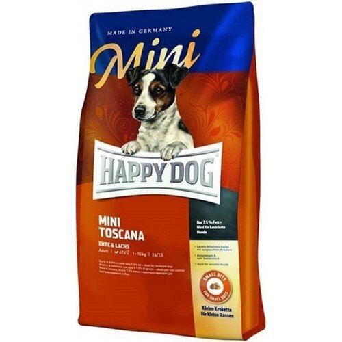 Happy Dog Mini Toscana Ördekli Somonlu Hassas Yetişkin Köpek Maması 4 KG